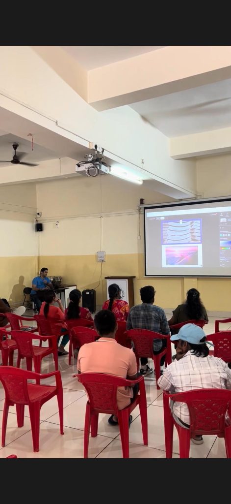 The classroom follows a projected computer-skills lesson at PBMA.