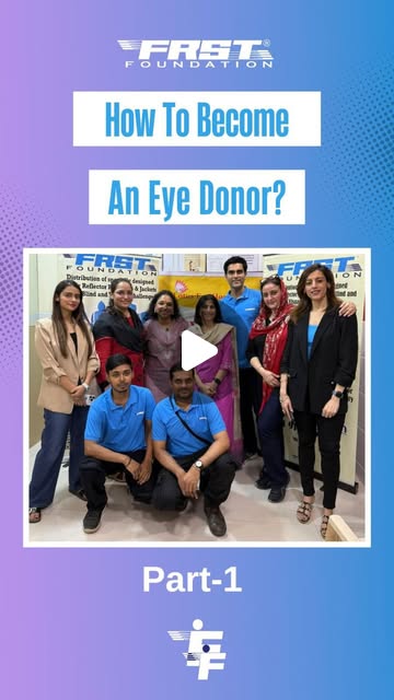 Original FRST cover: How To Become An Eye Donor? Part-1, with the Lotus Eye Hospital conversation group photograph.