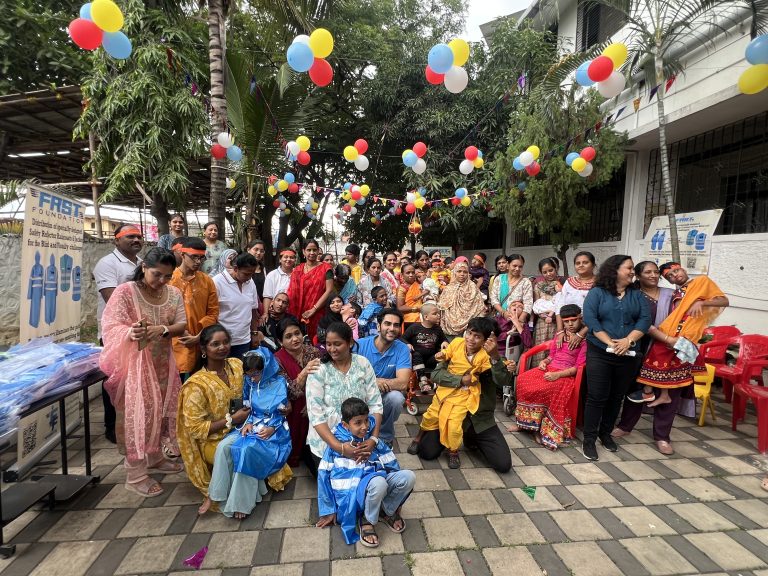 A group gathers for the Janmashtami celebration at PBMA.