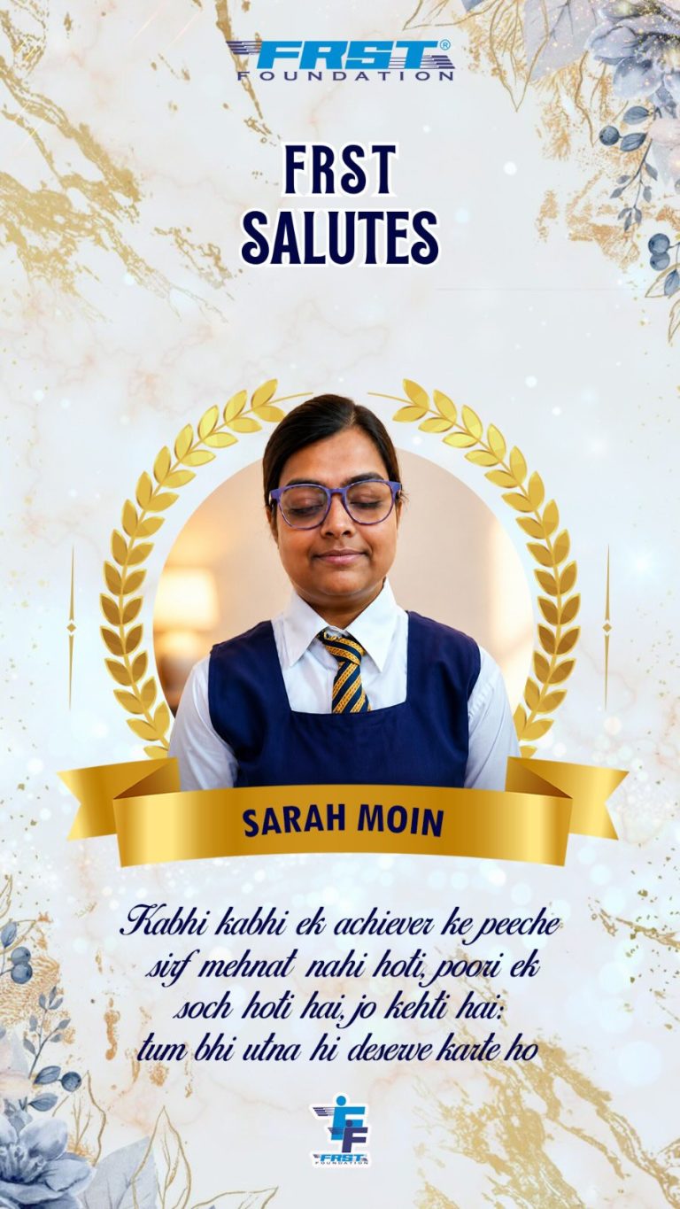 FRST Salutes cover featuring Sarah Moin.